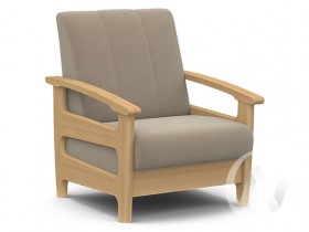 Кресло для отдыха Омега (бук лак/CATANIA LATTE) в Снежногорске - snezhnogorsk.katalogmebeli.com | фото