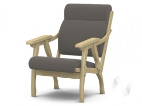 Кресло Вега-10 (бесцветный лак/ULTRA STONE) в Снежногорске - snezhnogorsk.katalogmebeli.com | фото